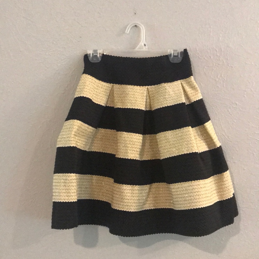 Black & gold skirt